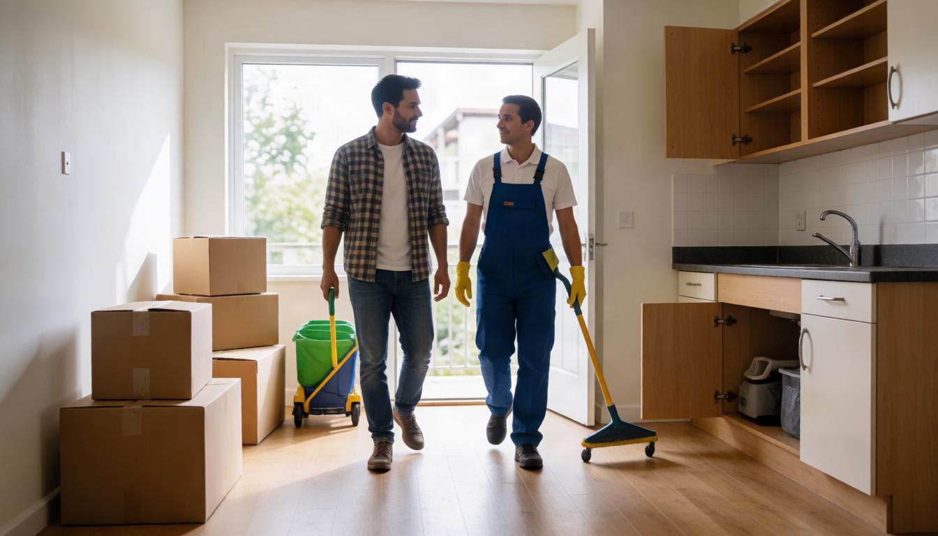 Empty-property cleaning